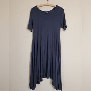 Anthropologie Scoop Neck Knee Length Agnes & Dora Black Dress XS